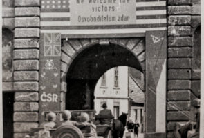 Český Krumlov liberation by the US army